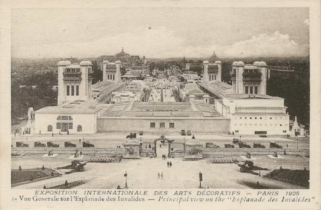 Naissance des Arts Décoratifs à Exposition Paris 1925, modernité design, pavillons 1925