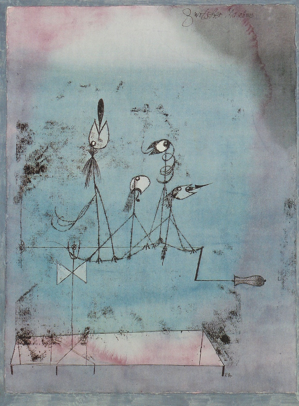 Œuvre clé de Paul Klee où la ligne s'exprime
