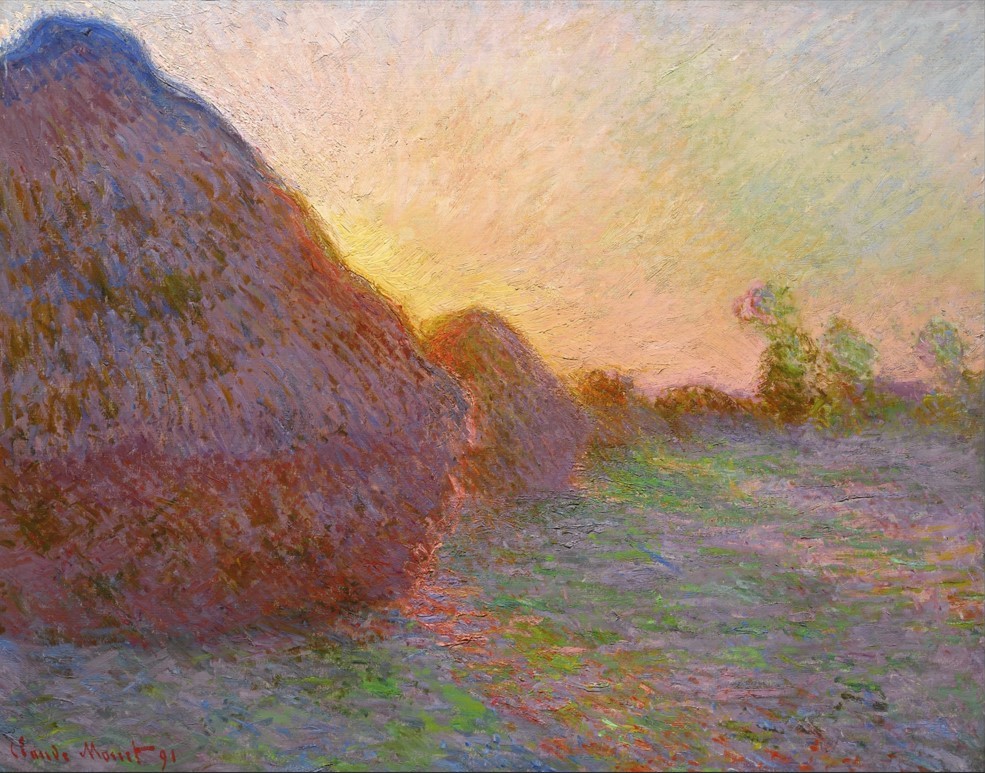 Monet meules série lumière variation couleur 1890