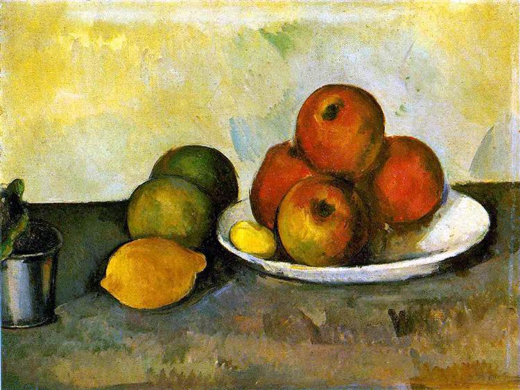 Cezanne pommes répétition étude progression regard structure
